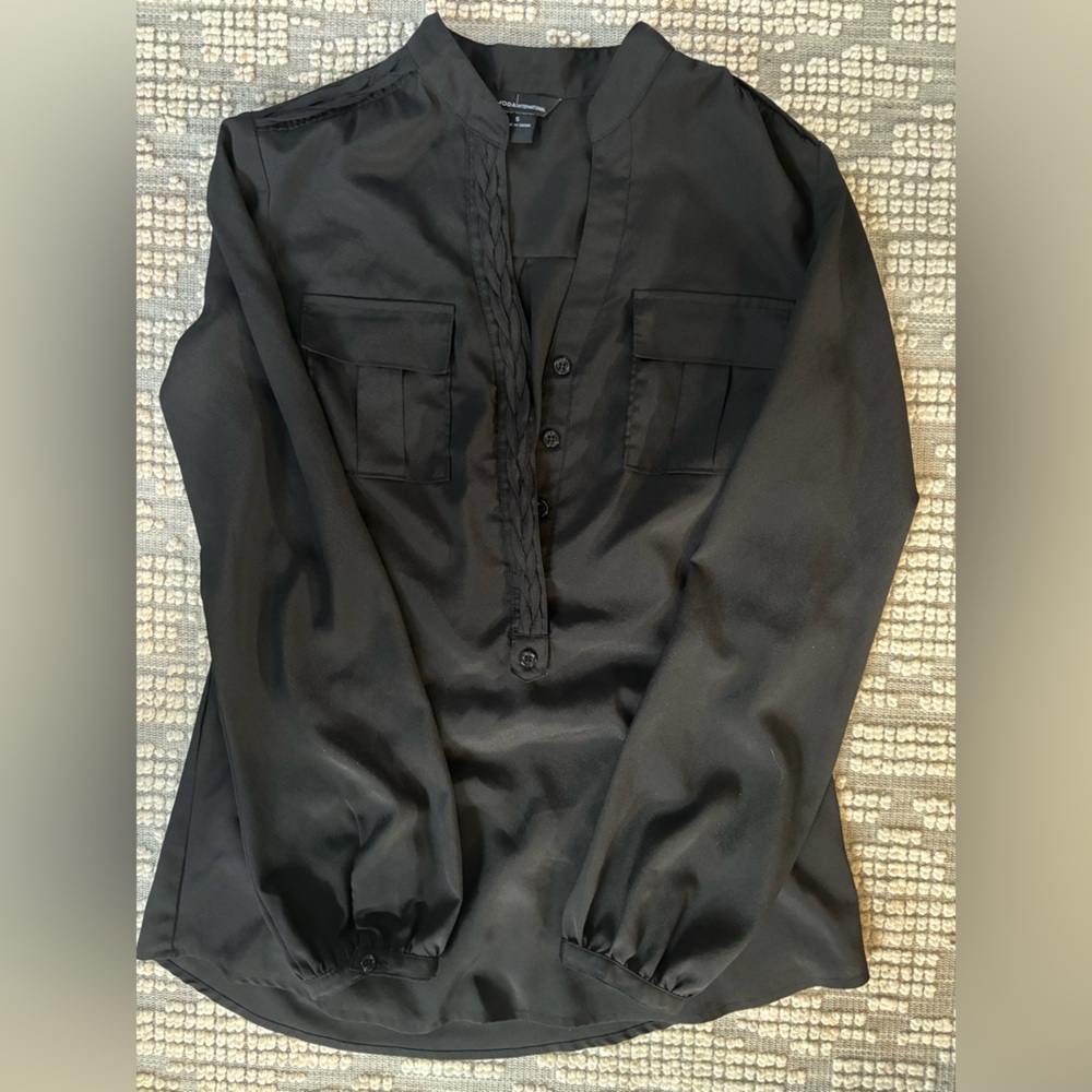 Moda International Black Blouse
